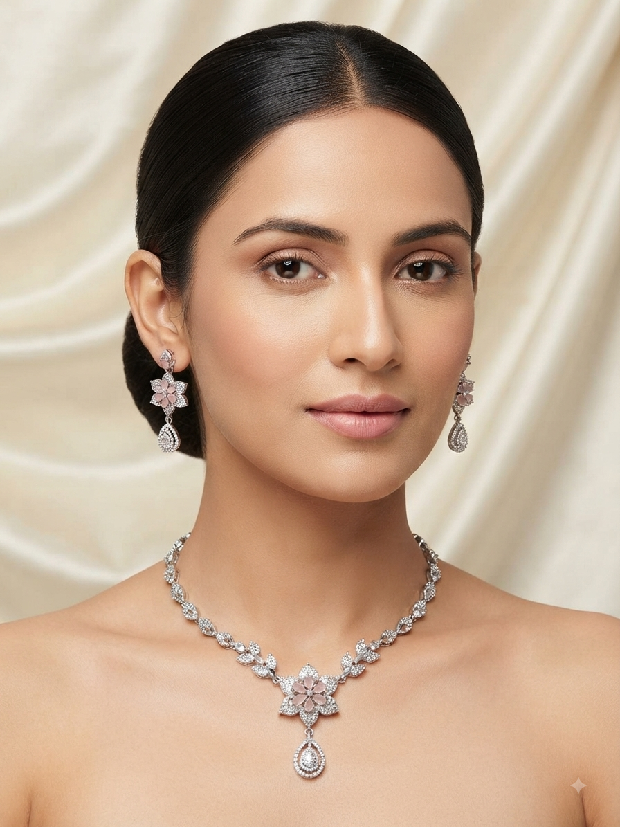 A.D. (AMRIKAN DIAMOND ) NECKLACE