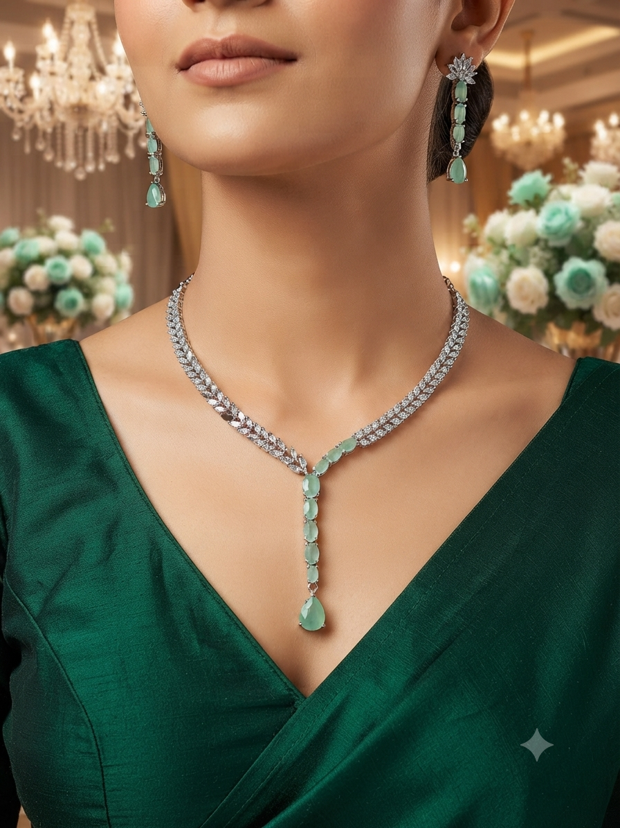 A.D. (AMRIKAN DIAMOND ) NECKLACE