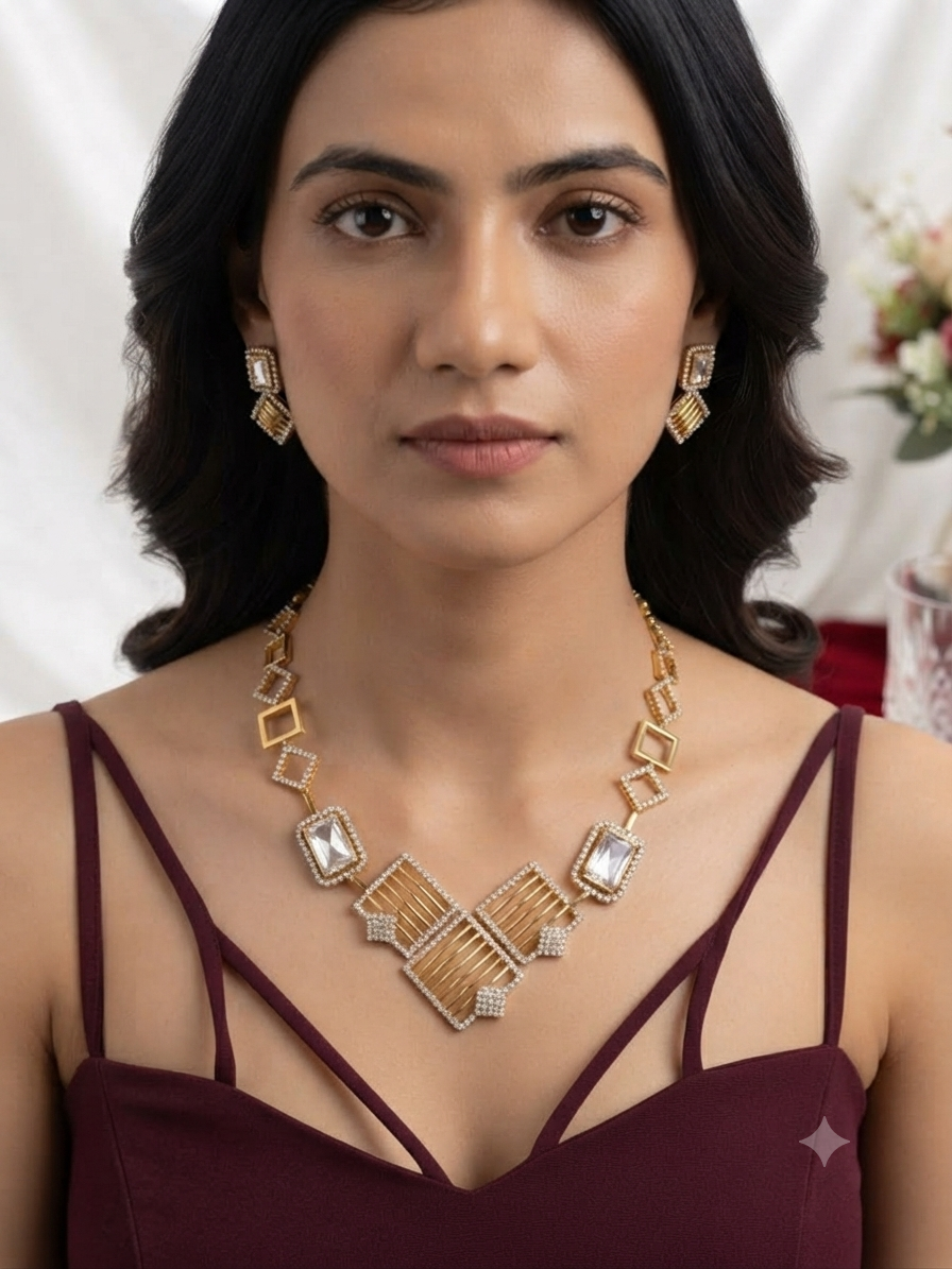 GOLDEN  A.D. SHORT NECKLACE